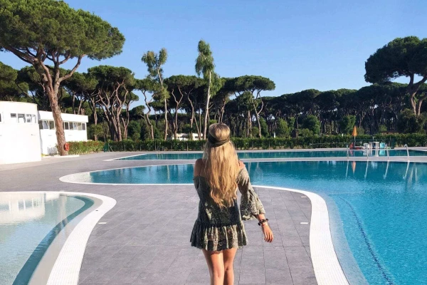 Campeggio in un sito glamping a Roma