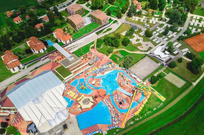 Panoramica Del Campeggio Terme Tuhelj