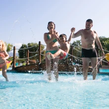 Camping Leï Suves Sfeerfoto Peuterbad