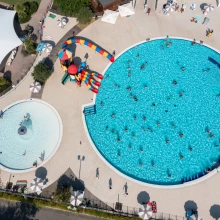 Vigna Sul Mar Family Camping Village Drone Zwembad Peuterbad