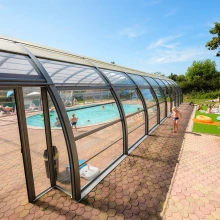 Camping Au Clos De La Chaume Zwembad Zijkant