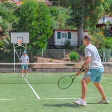 Campo Da Tennis Camping Rosselba Le Palme
