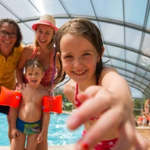 Camping Au Clos De La Chaume Sfeerbeeld Zwembad