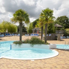 Les Bois Du Bardelet Zwembad Palmbomen