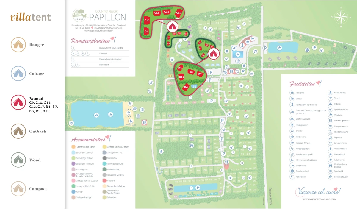 Villatent-Plattegrond-Papillon-Country-Resort-2025