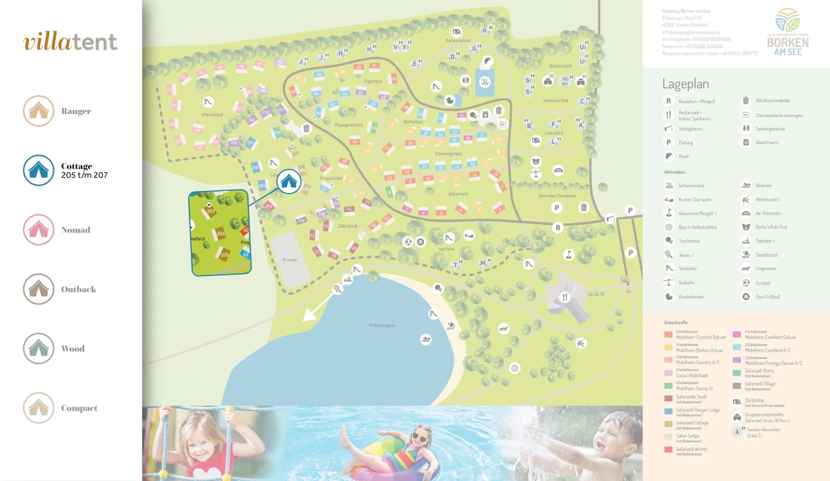 Villatent-Plattegrond-Camping-Borken am See-2025 Villatent-Plattegrond-Camping-Borken am See-2025