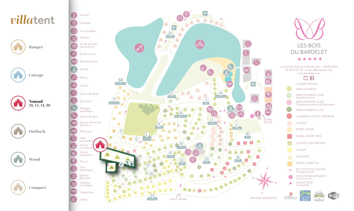 Villatent-Plattegrond-Les Bois du Bardelet-2025
